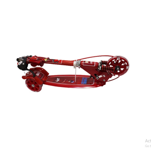 اسکوتر سه چرخ ژله ای چراغ دار قرمز طرح دختر کفشدوزکی-اسباب بازی